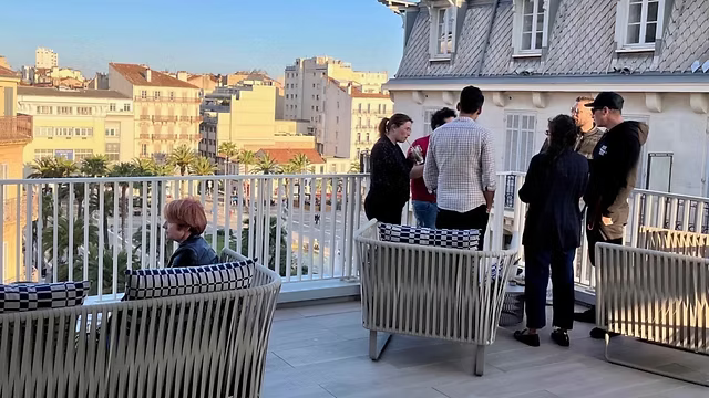 repos étape sur rooftop